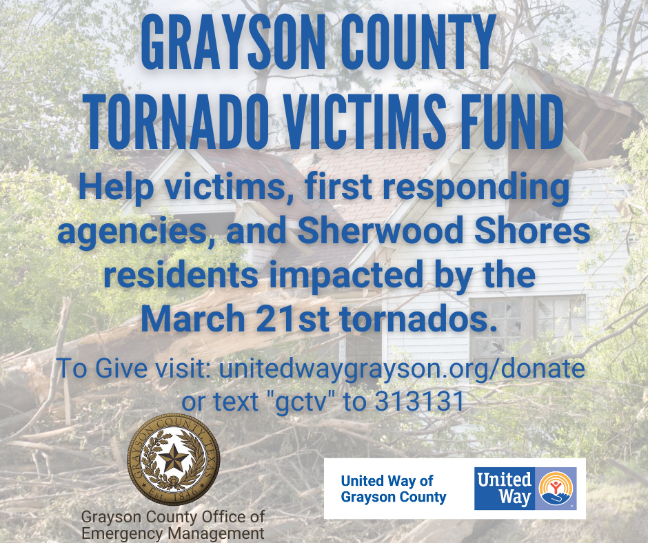 Grayson County Tornado &amp; First Responders Victims Fund