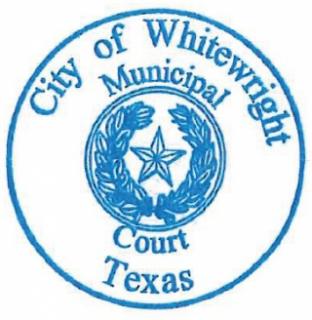 City of Whitewright Municipal Court Seal