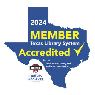 2024 Accredited Member of the Texas Library and Archives Commission